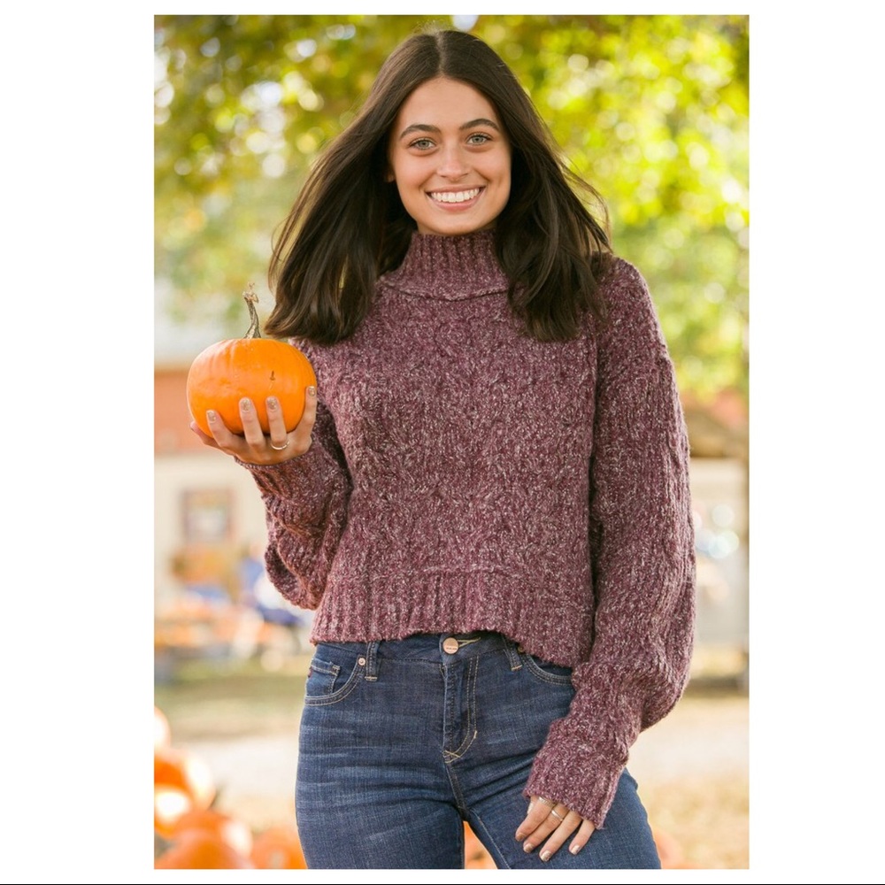 FREE PEOPLE BOHO PULLOVER CHUNKY KNIT SWEATER A2C - Picture 9 of 15